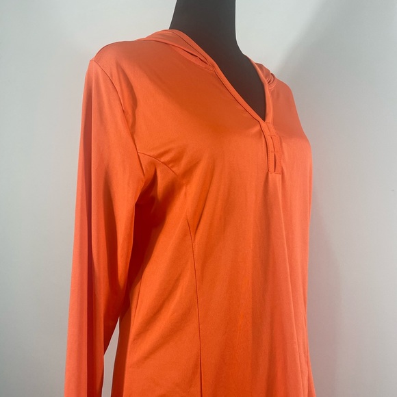 The American Outdoors Men Women’s Orange,cooling,hoodie,Long Sleeve,Top Large - Picture 10 of 10